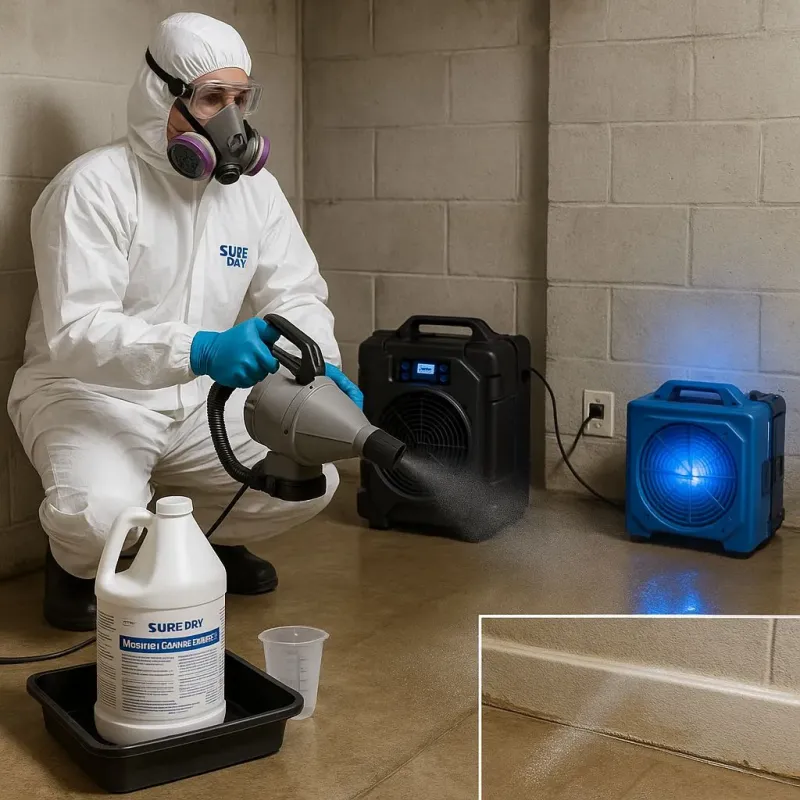 Sanitization and Odor Removal process in Cushing, ME